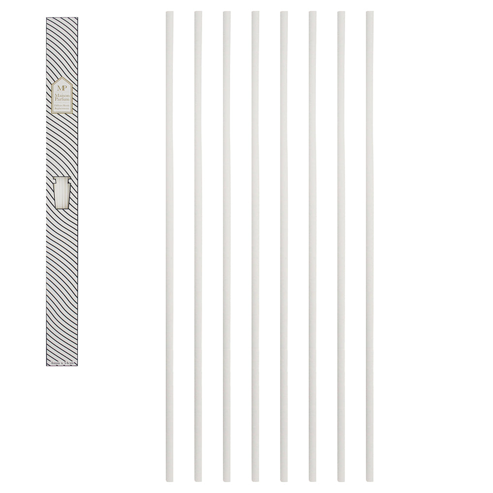 4mm x 54cm White Fibre Reed Sticks Diffuser Replacement Reeds