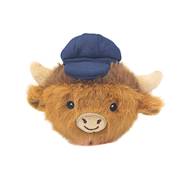 Highland Cow Blue Hat Bouncy Ball