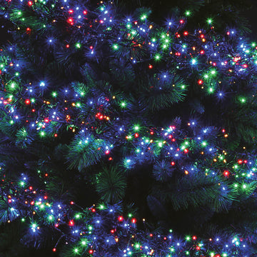 480 Multi Colour Cluster Chaser LED Christmas 8 Mode Lights