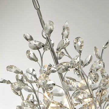 Bouquet 11 Lights Chrome Pendant Light