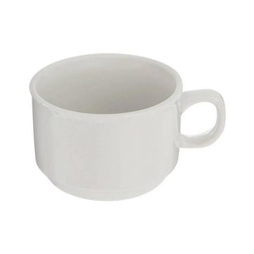 Plain White 100ml 6pcs Ceramic Teacup