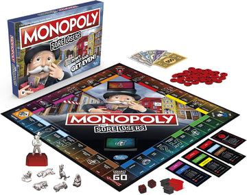 Monopoly for Sore Losers Board Game for Ages 8 and Up