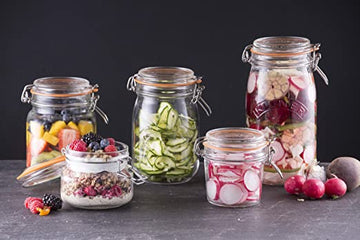 Kilner 1.5L Vintage Round Clip Top Glass Storage Jar