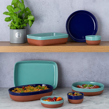 Typhoon World Foods Aqua Green Terracotta Tapas Serving