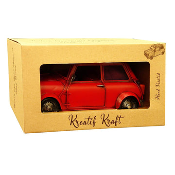 Kreatif Kraft Vintage Hand Painted British Metal Car