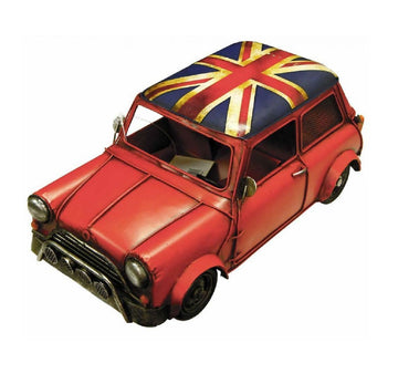 Kreatif Kraft Vintage Hand Painted British Metal Car