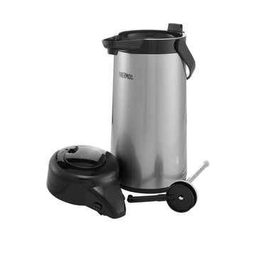 1.9L Stainless Steel Push Button Pump Pot Vacuum Flask