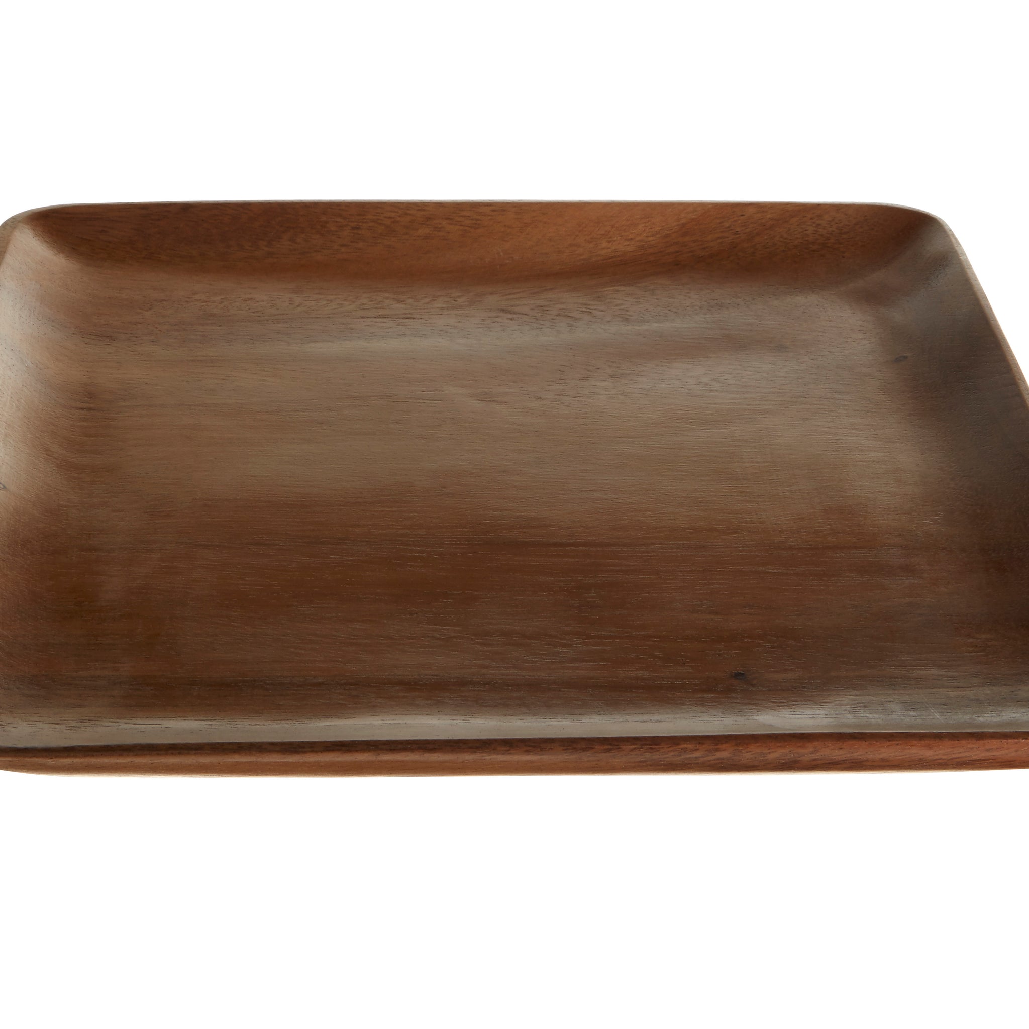 Monkey Pod Wooden Square Serving Dish 30cm