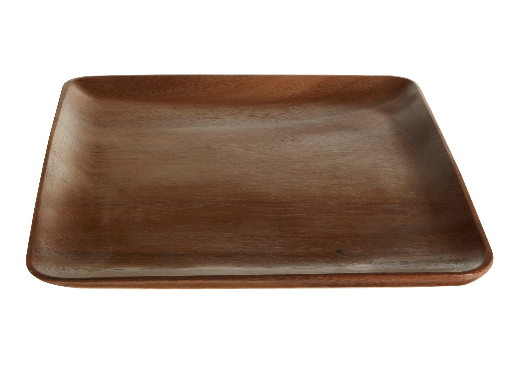 Monkey Pod Wooden Square Serving Dish 30cm