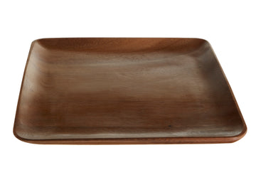 Monkey Pod Wooden Square Serving Dish 30cm