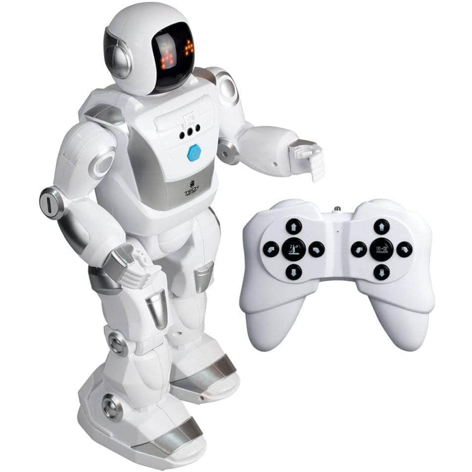 Silverlit Robot Remote Control Toy Bot White Kids Droid Prototype Programmable