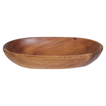 Acacia Wood Oval Mini Serving Tray