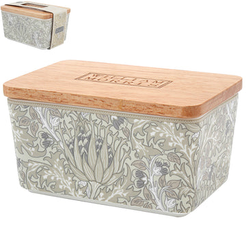 William Morris Artichoke Fine China Butter Dish with Lid