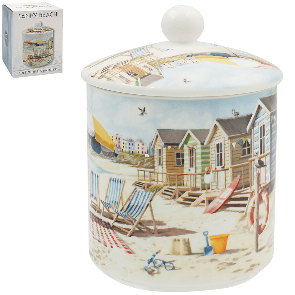 Sandy Beach Ceramic Canister