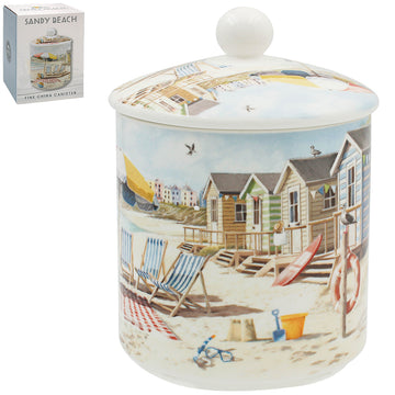 Sandy Beach Ceramic Canister