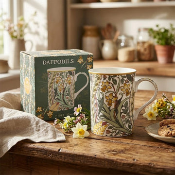 Daffodil Floral Botanical 275ml Ceramic Mug