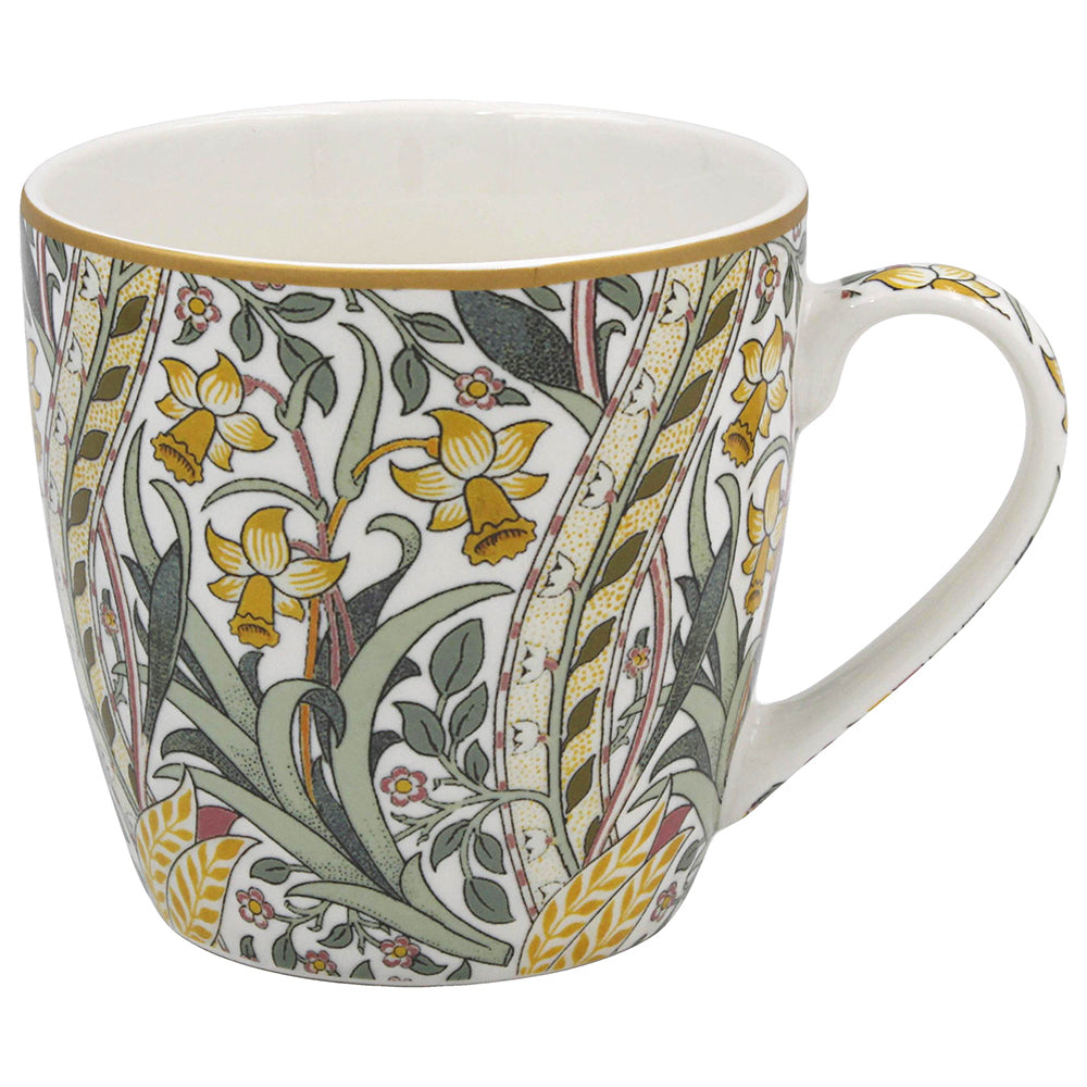 Daffodil Ceramic Floral 450ml Breakfast Mug