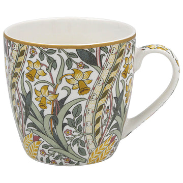 Daffodil Ceramic Floral 450ml Breakfast Mug