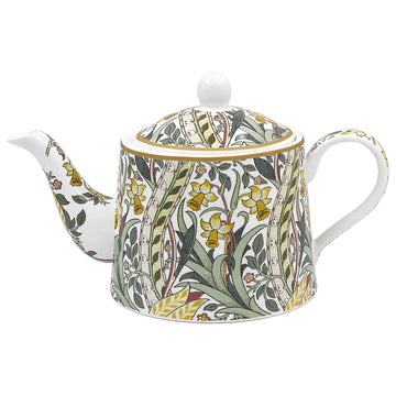 Daffodil Floral Fine China Teapot