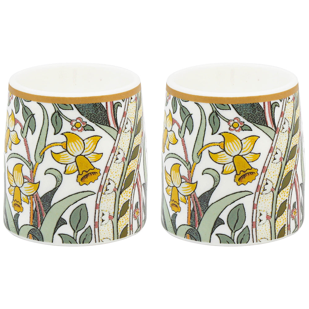 Daffodil Floral Ceramic Egg Cups