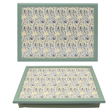 Daffodil Floral Cushioned Food Serving Tray