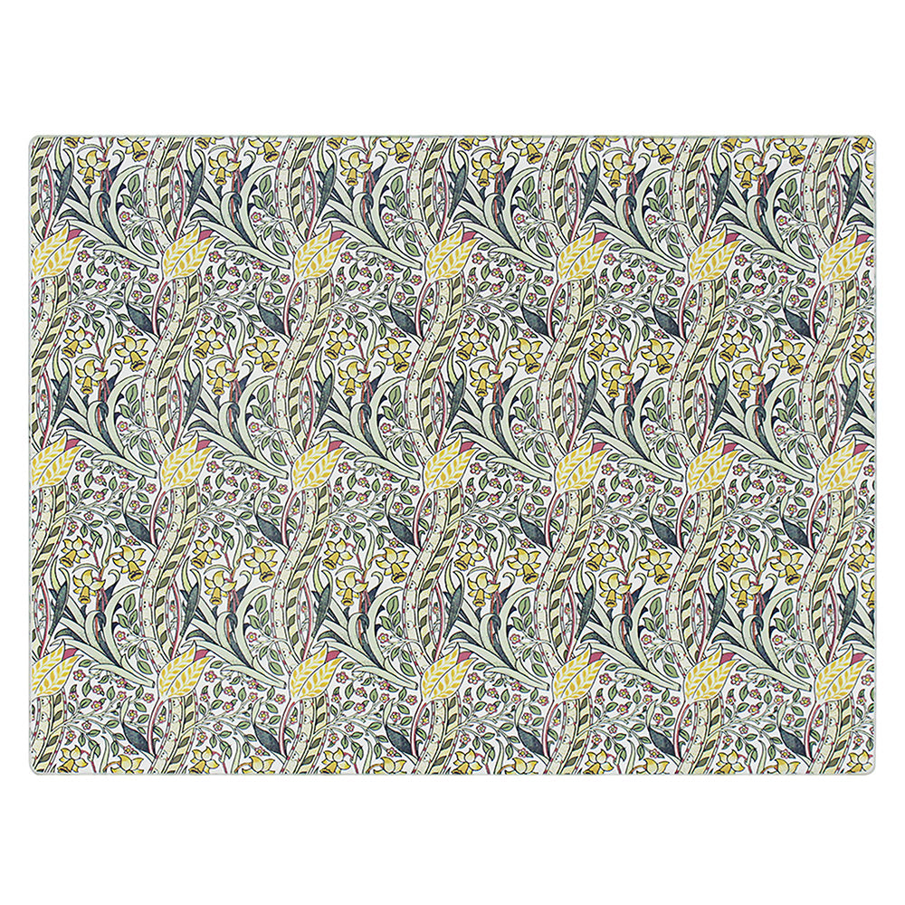 William Morris Daffodil Glass Cutting Board