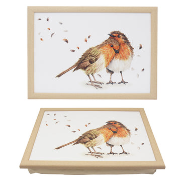 Robin Love Birds Cushioned Laptray