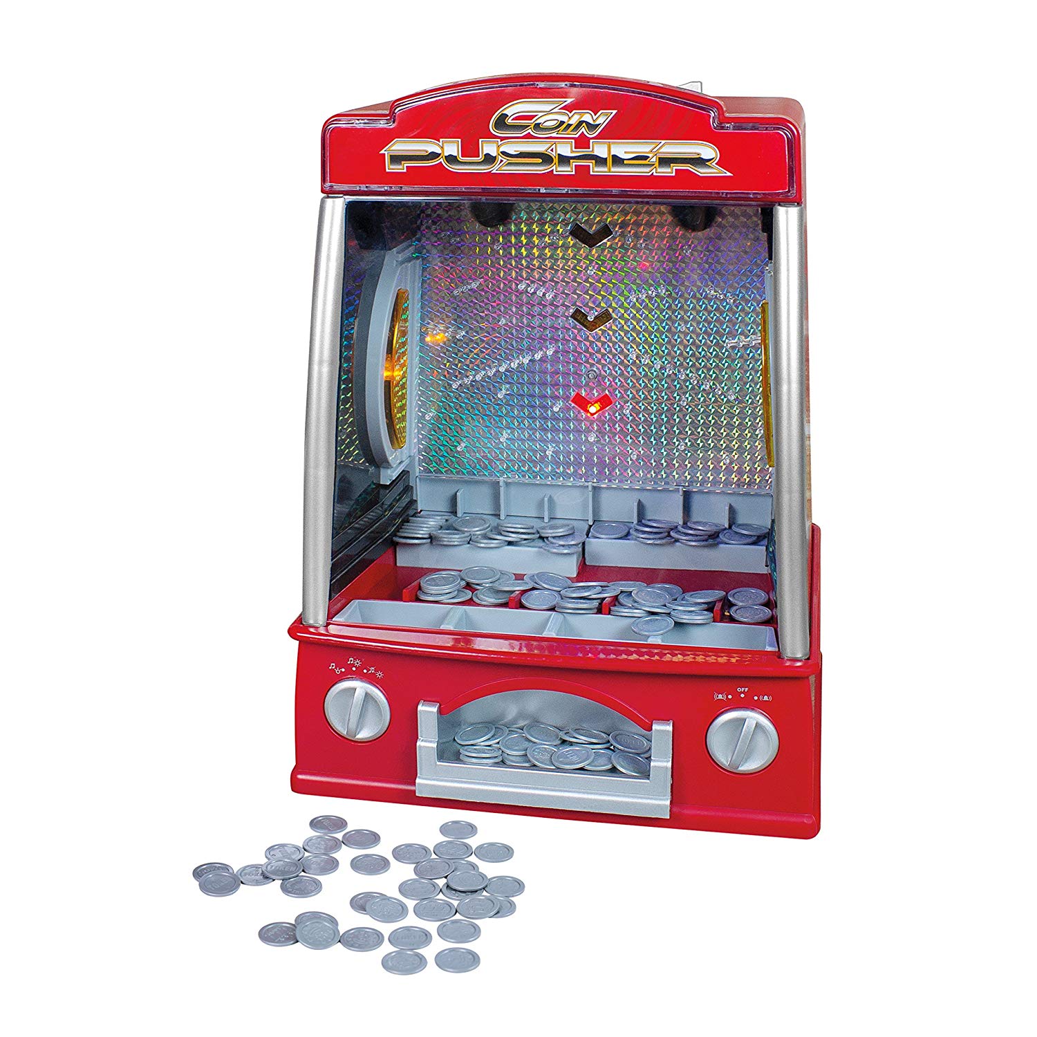 Mini Arcade Coin Pusher Toy
