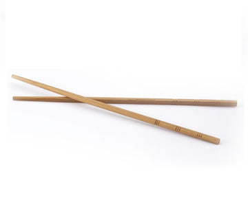 12 Pairs Brown Wooden Reusable Chopsticks Set