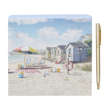 Sandy Beach Memo Pad with Pen