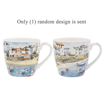 450ml Harbour Town Coastal Fine China Mug