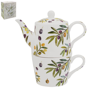 Olive Grove Fine China Tea For One