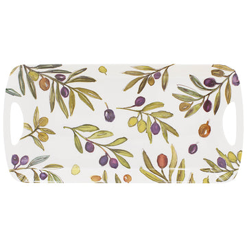 Olive Grove Medium Melamine Serving Tray