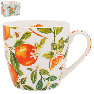 450ml Jennifer Rose Oranges & Lemons Fine China Mug