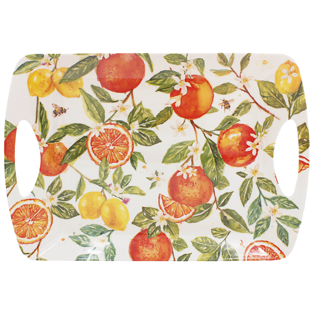 Oranges & Lemons Large Serving Tray