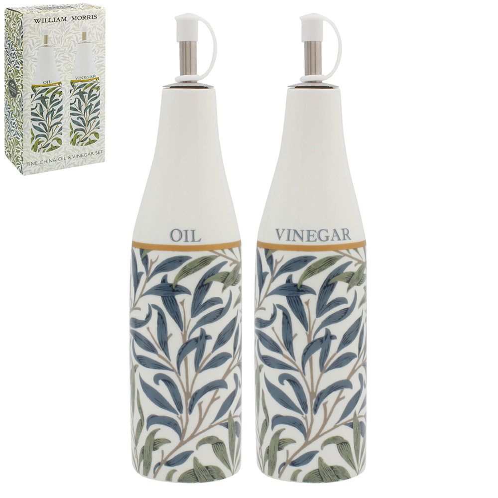 William Morris Willow Bough Oil & Vinegar Bottle Set