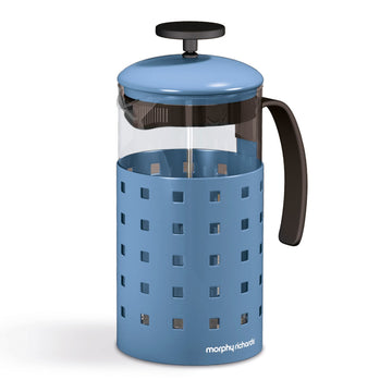 Morphy Richards Accents Blue Stainless Steel 8 Cup Coffee Maker