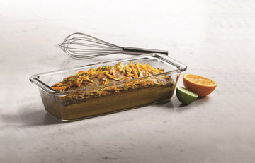 Borcam Glass 30 X 12cm Bread Cake Loaf Baking Oven Mould Dish Tray