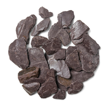Plum Slate Stone Chippings 15-35mm Garden Rock Toppings
