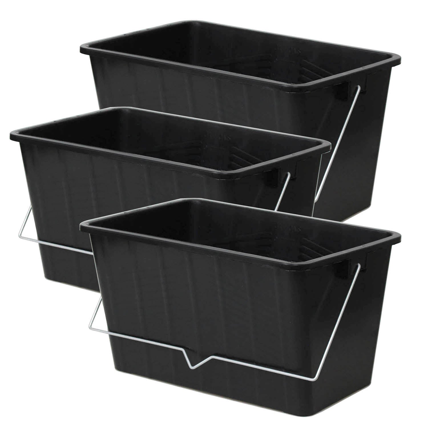 3pcs Airflow 15L Black Paint Scuttle