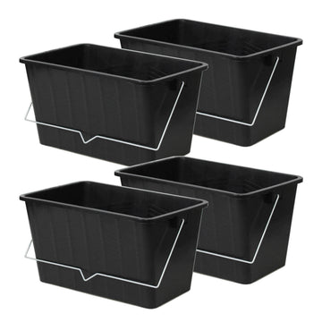 4pcs Airflow 15L Black Paint Scuttle