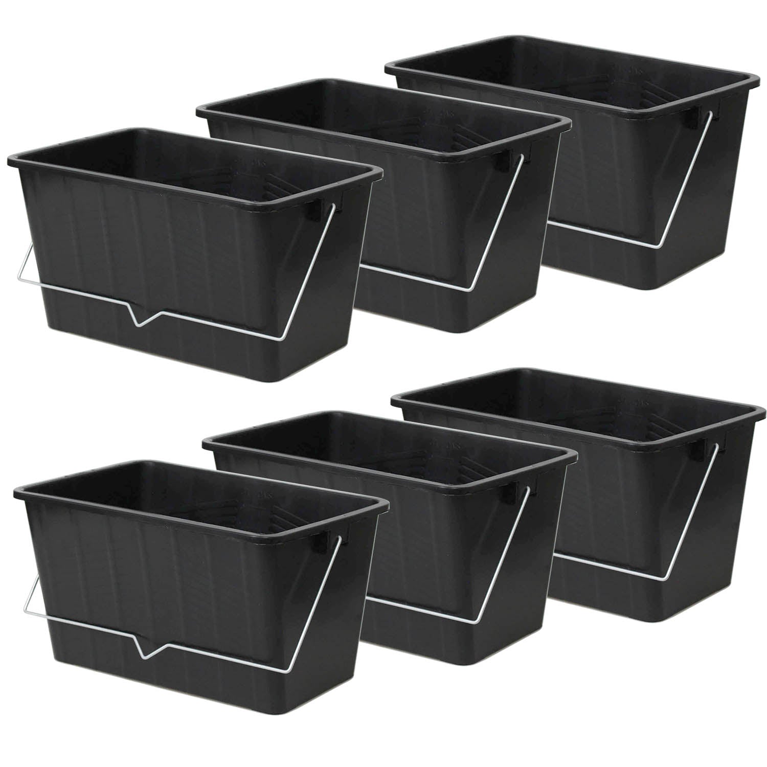 6pcs Airflow 15L Black Paint Scuttle