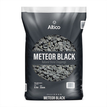Meteor Black Basalt Stone Chippings 10-20mm