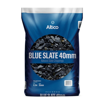 Blue Slate Stone Chippings 20-40mm Garden Rock Toppings