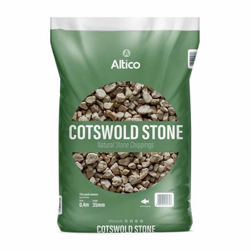 Cotswold Stone Bulk Bag 800kg Stone Chippings 14 - 26mm