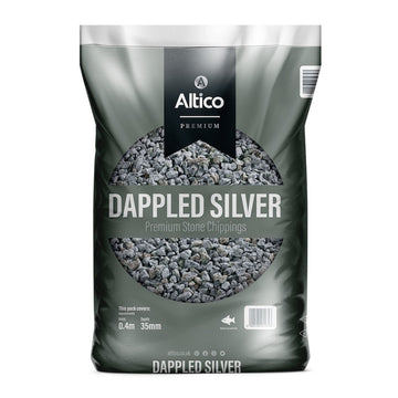 Dappled Silver Bulk Bag 800kg Stone Chippings 10 - 20mm