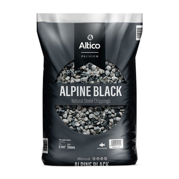 Alpine Black Bulk Bag 800kg Stone Chippings 12 - 25mm