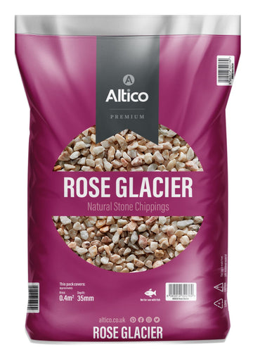 Rose Glacier Bulk Bag 800kg Stone Chippings 14 - 20mm