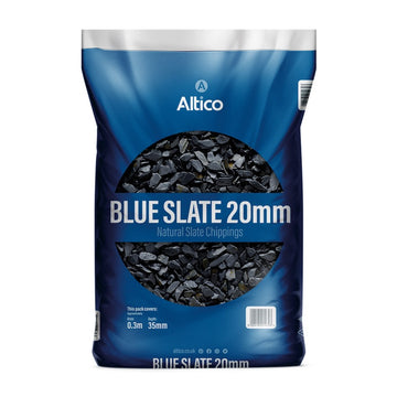 Blue Slate 20mm Bulk Bag 800kg Stone Chippings 15 - 35mm