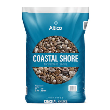 Coastal Shore Bulk Bag 800kg Stone Pebbles 20 - 45mm